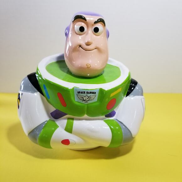 Disney/Pixar space ranger bank buzz lightyear ceramic 8 in. - Picture 3 of 9